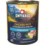 Ontario Puppy kuřecí pate s příchutí spiruliny 800 g – Hledejceny.cz