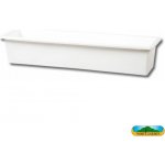 Nohel Garden Truhlík GLORIA plastový bílý 50 cm – Sleviste.cz