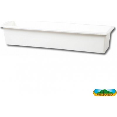 Nohel Garden Truhlík GLORIA plastový bílý 50 cm – Sleviste.cz