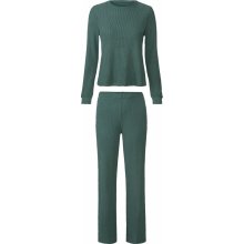 Esmara dámské pyžamo dlouhé zelené