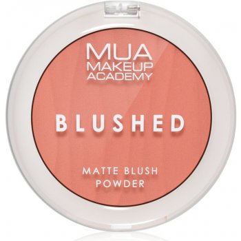 MUA Makeup Academy Blushed Powder Blusher Pudrová Tvářenka Misty Rose 5 g