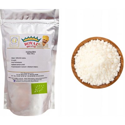 Inulin v prášku Royal Brand BIO, veganský, bez lepku 500 g – Hledejceny.cz