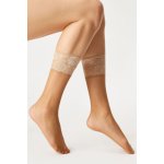 Bas Bleu Silonové ponožky Akemi 20 DEN natural – Zboží Dáma