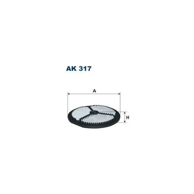 Vzduchový filtr FILTRON AK 317 – Hledejceny.cz