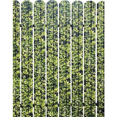 Plechová plotovka 1,2 m zelené listí – Zboží Mobilmania