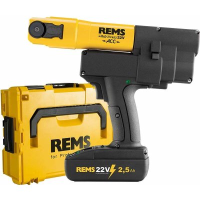 Rems Kleště lisovací akumulátorové Mini-Press 22 V ACC Basic-Pack, Li-Ion 22 V, 2,5 Ah, L-Boxx 578014 – Zboží Dáma