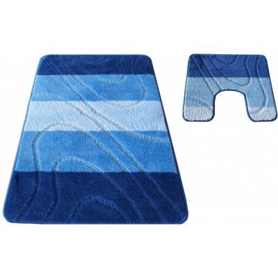 Nej-koberce Montana s výřezem 05 modrá 40x50 cm a 50x80 cm – Zboží Dáma
