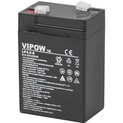 VIPOW BAT0200 6V 4,5Ah – Zboží Mobilmania