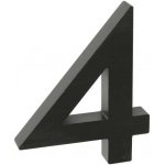 Richter Czech Číslo domovní 3D RN.100LV.4.AL.AM.3D "4" antracit mat – Sleviste.cz