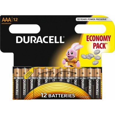 Duracell Basic AAA 12ks 10PP100006 – Zbozi.Blesk.cz