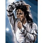 Norimpex diamantový obrázek malování Michael Jackson 30x40cm – Hledejceny.cz