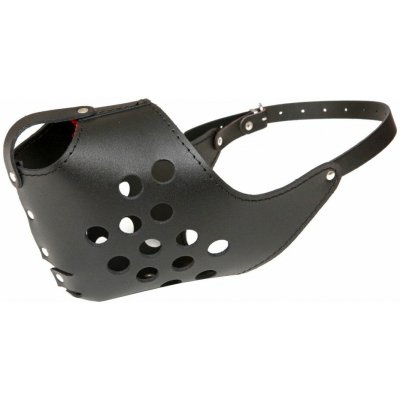 Bafpet Kožený náhubek plný 36 cm 11 cm 42 - 62 cm – Zboží Dáma