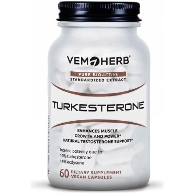VemoHerb Turkesterone 60 kapslí – Hledejceny.cz