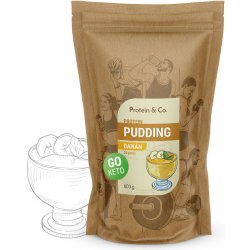 Protein&Co Keto proteinový puding banán 600 g