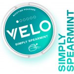 Velo Mini Simply Spearmint 4 mg Mini 20 sáčků – Zboží Dáma
