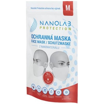 Nanolab protection ochranná Nano rouška M pro dospělé 5 ks – Zbozi.Blesk.cz