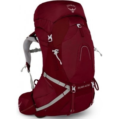 Osprey Aura Ag 50l červený – Zboží Mobilmania