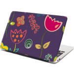 Sablio Samolepka na notebook Nakreslené květiny - 29x20 cm – Zboží Živě