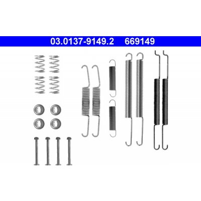ATE Sada prislusenstvi, brzdove celisti 03.0137-9149.2 – Zboží Mobilmania