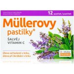 Dr. Müller Müllerovy pastilky se šalvějí a vitaminem C 12 pastilek – Hledejceny.cz