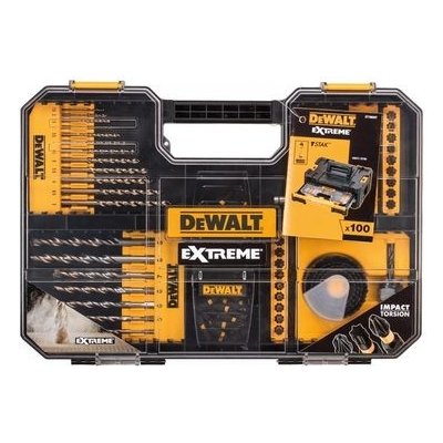 DeWalt DT70620T-QZ / Sada příslušenství / Bity | Vrtáky | Vykružovací korunky / 100ks (DT70620T-QZ)