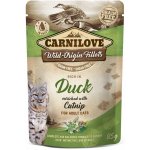 Carnilove Cat Pouch Duck Enriched & Catnip 85 g – Zbozi.Blesk.cz