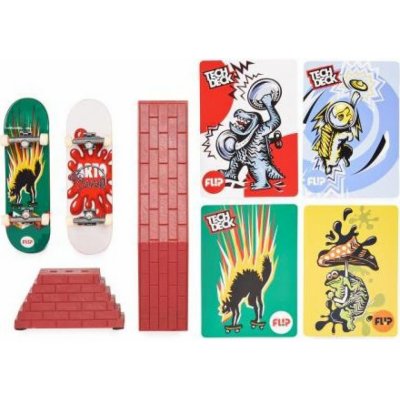 Tech Deck Fingerboard dvojbalení s překážkou Flip – Zbozi.Blesk.cz