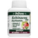 Doplněk stravy MedPharma Echinacea 600 Forte kurkumin vit. C bez černý zinek 67 tablet