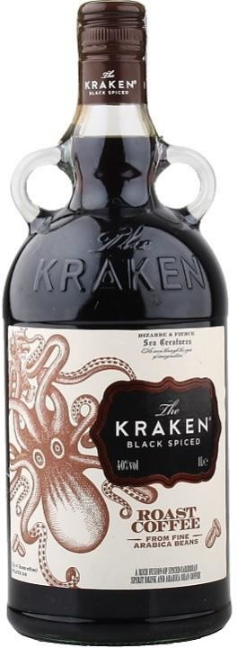 Kraken Black Spiced Roast Coffee 40% 1 l (holá láhev)