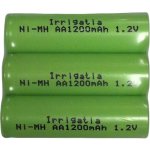 Irrigatia Náhradní nabíjecí baterie 3x AA 1,2V Ni-MH 1200mAh 1249 – Zboží Živě