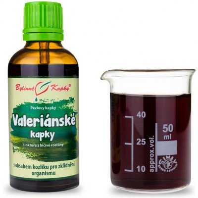Bylinné kapky Pavlovy bylinné kapky Valeriánské kapky tinktura 50 ml – Hledejceny.cz