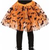 Dětský karnevalový kostým Guirca TUTU sukně oranžová s netopý