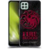 Pouzdro a kryt na mobilní telefon Samsung Pouzdro Head Case Samsung Galaxy A22 5G Hra o trůny Sigils Targaryen Fire and Blood