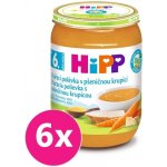 HiPP BIO Kuřecí polévka s pšeničnou krupicí 6 x 190 g – Zbozi.Blesk.cz