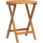 OMAXI 784636 Skládací zahradní stůl Skládací Přírodní 60 x 60 x 72 cm – Hledejceny.cz
