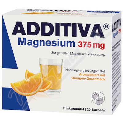 Additiva Magnesium 375mg nápoj pomeranč 20 x 4.6 g – Hledejceny.cz