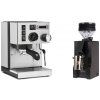 Set domácích spotřebičů Set Rancilio Silvia BC PID + Eureka Mignon Zero