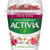 Jogurt a tvaroh Danone Activia Bílá a granola s chia a malinami 155 g