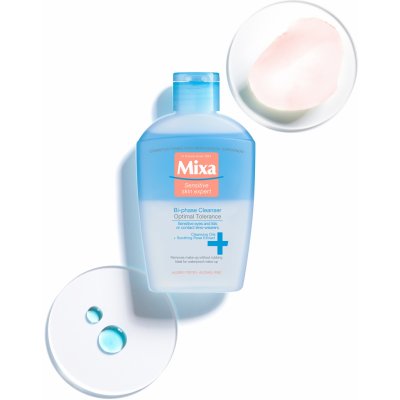Mixa Bi-phase Cleanser Optimal Tolerance odličovač očí 125 ml – Zboží Dáma