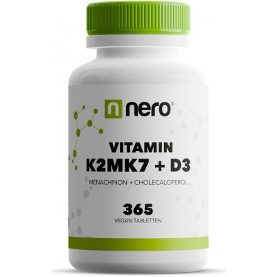 Nero Vitamín K2MK7+D3 365 tablet – Hledejceny.cz