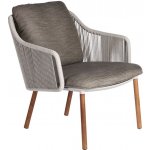 Tribu Nízké křeslo Senja, rám hliník wenge, výplet lankový linen, bez sedáku – Hledejceny.cz