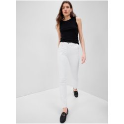 GAP slim vintage high rise dámské džíny bílé