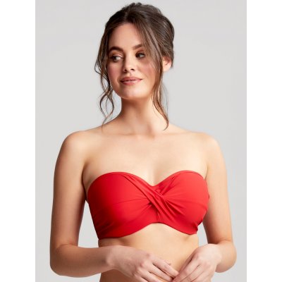 Swimwear Anya Riva Bandeau Bikini fiery red SW1303