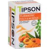 Čaj Tipson BIO bylinný čaj s kurkumou broskví a moringou porcovaný Turmeric&Peach&Moringa. Certfikát USDA Organic 25 x 1,5 g