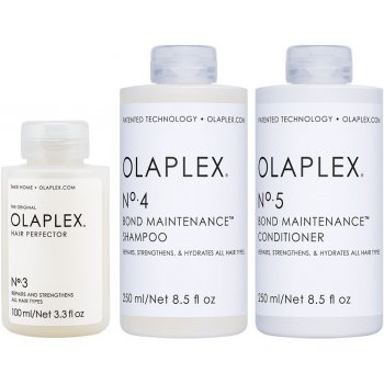 Olaplex No. 4 Shampoo 250 ml + No. 5 Conditioner 250 ml + No. 3 Hair Perfector 100 ml dárková sada