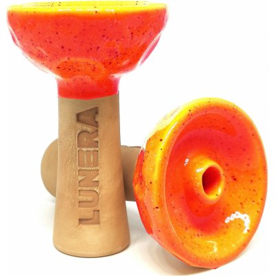Hookah Lunera Lunera Geometric Phunnel Orange Space – Zboží Mobilmania