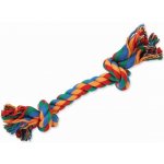 Dog Fantasy Uzel bavlněný barevný 2 knoty 20 cm – Zboží Dáma