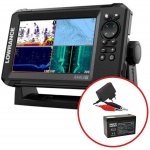 Lowrance Echolot Eagle 7 se sondou TripleShot HD + baterie + nabíječka – Zbozi.Blesk.cz