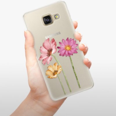 Pouzdro iSaprio Three Flowers - Samsung Galaxy A5 2016