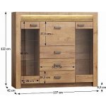 Vitrína s komodou INFINITY 08 – Zboží Dáma